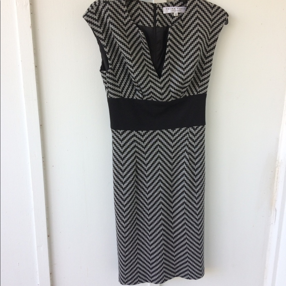 Trina Turk Diagonal Dress Size 2